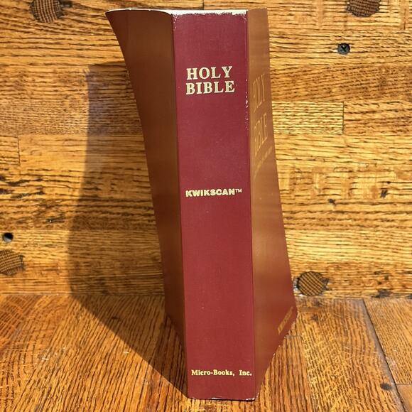 Kwickscan Holy Bible King James Version Copyright 1989 Paperback - Picture 2 of 12